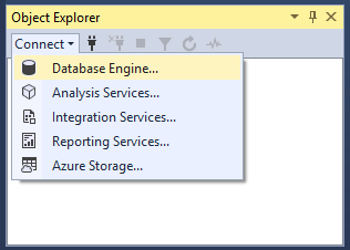 SSMS Connect to Database