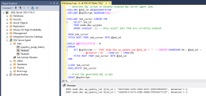 SQL Server Script: Disable All SQL Agent Jobs - DBASco