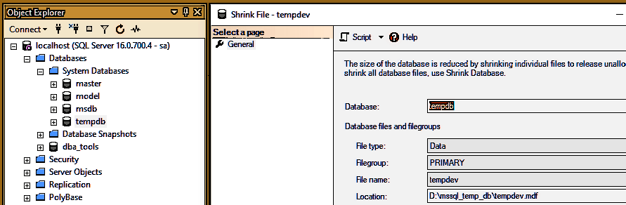Moving Temp DB in SQL Server
