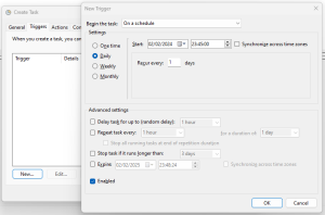 Automating PowerShell Scripts with Task Scheduler in Windows - DBASco