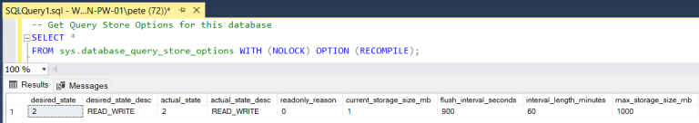 How to Check if Query Store is Enabled in SQL Server - DBASco